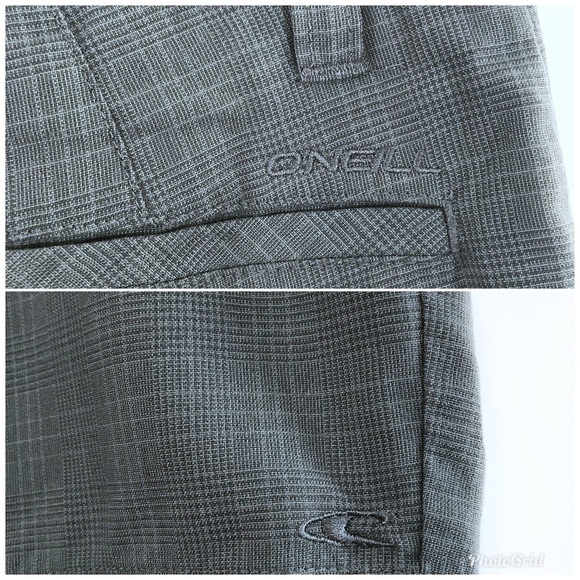 O’NEILL Grey Delta Plaid Walkshort - Picture 7 of 8